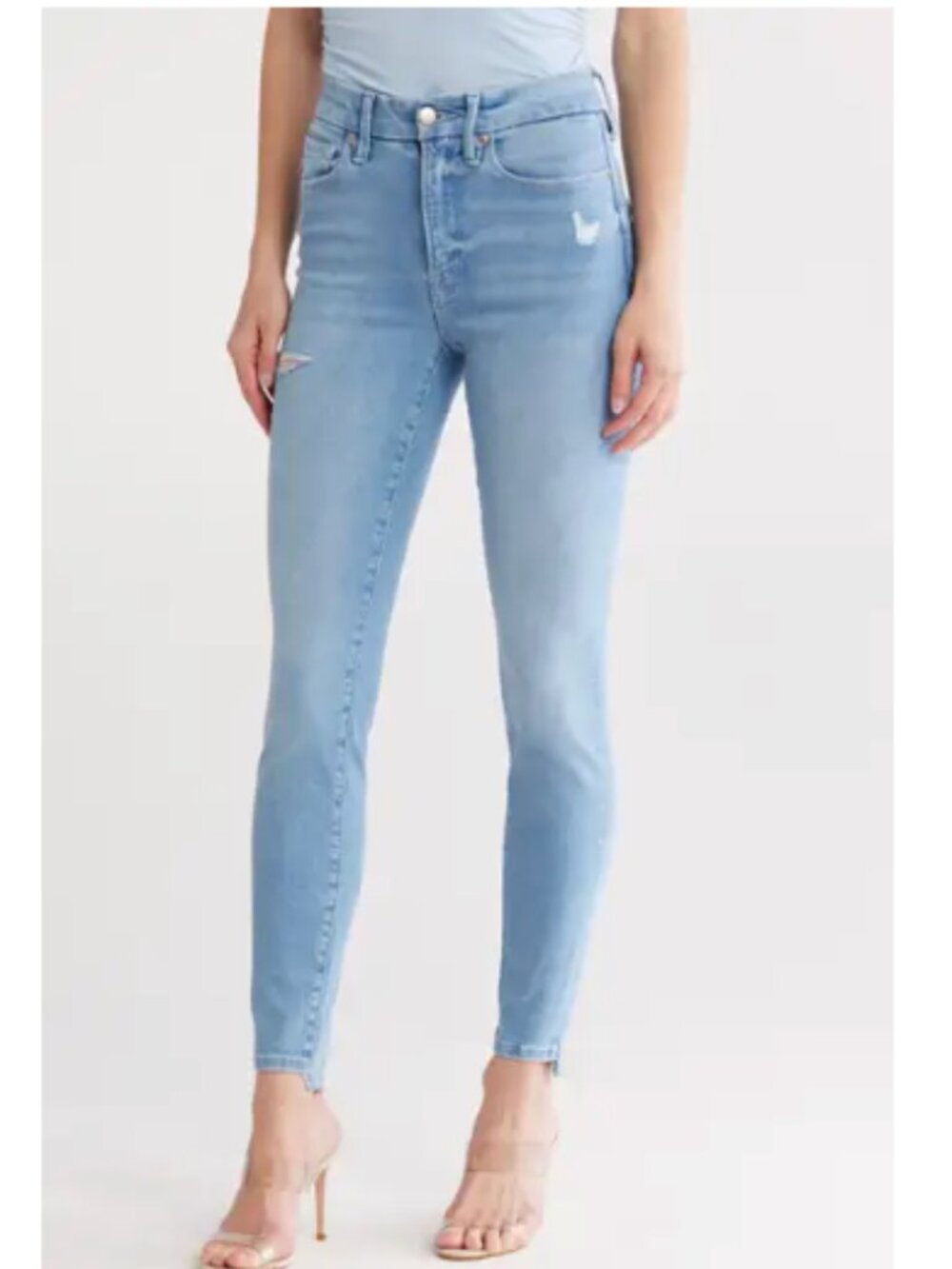(NWOT) Good American Always Fits Good Legs Step Hem Skinny Jeans (Size 20–26)
